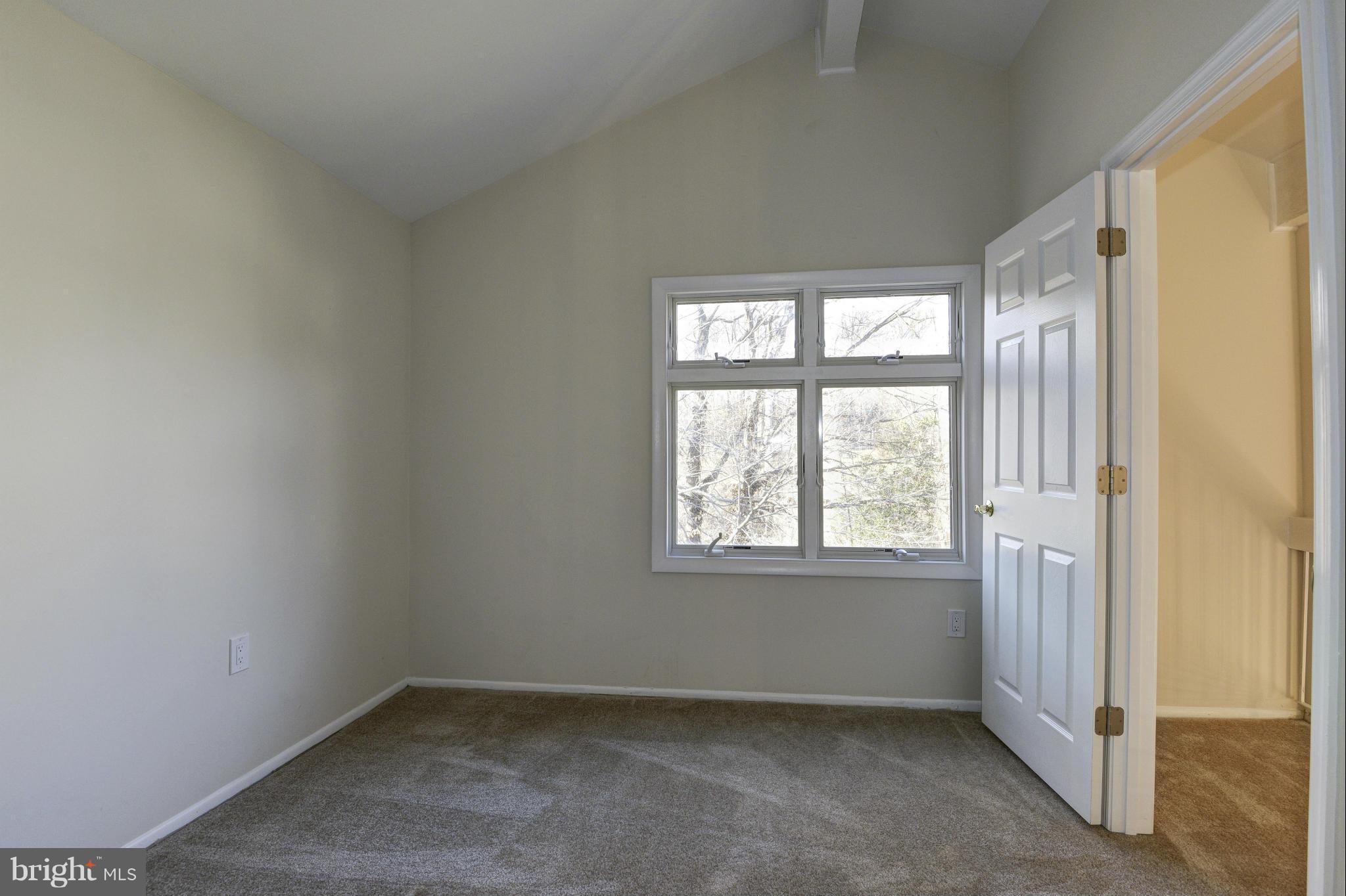 5911 Hall Street Springfield, VA 22152 - Photo 23 of 30 3rd Upper Bedroom or Office with Vaulted Ceiling