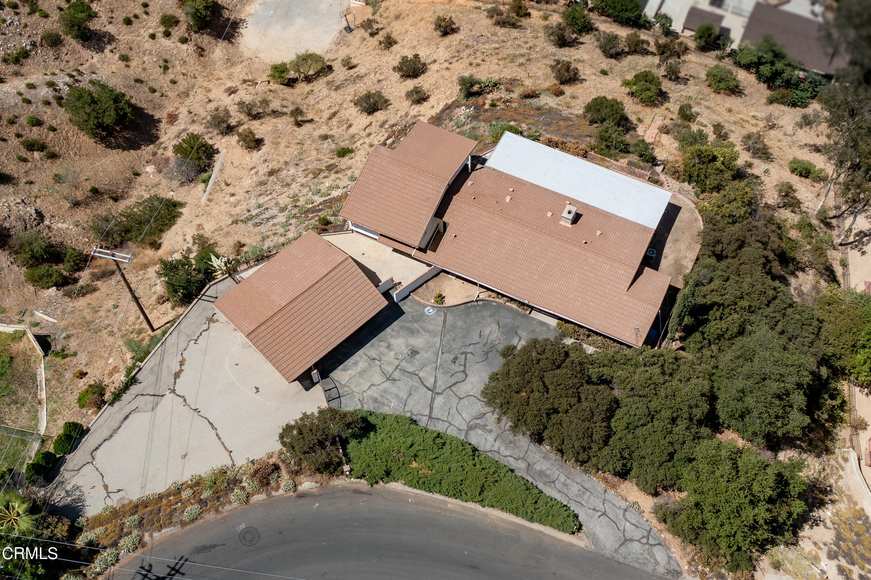 7162 Estepa Drive Tujunga, CA 91042 - Photo 38 of 43 an aerial view of house with yard
