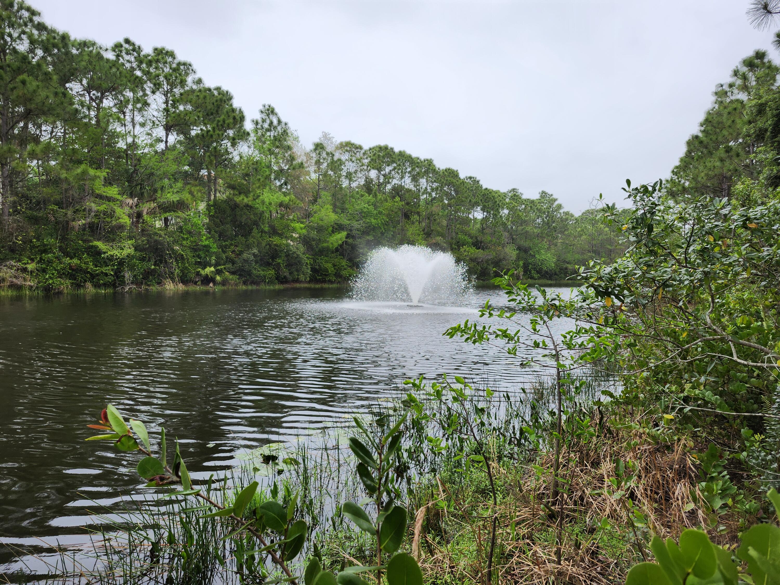 108 Morning Dew Circle Jupiter, FL 33458 - Photo 37 of 46 a view of a lake with a house in the background