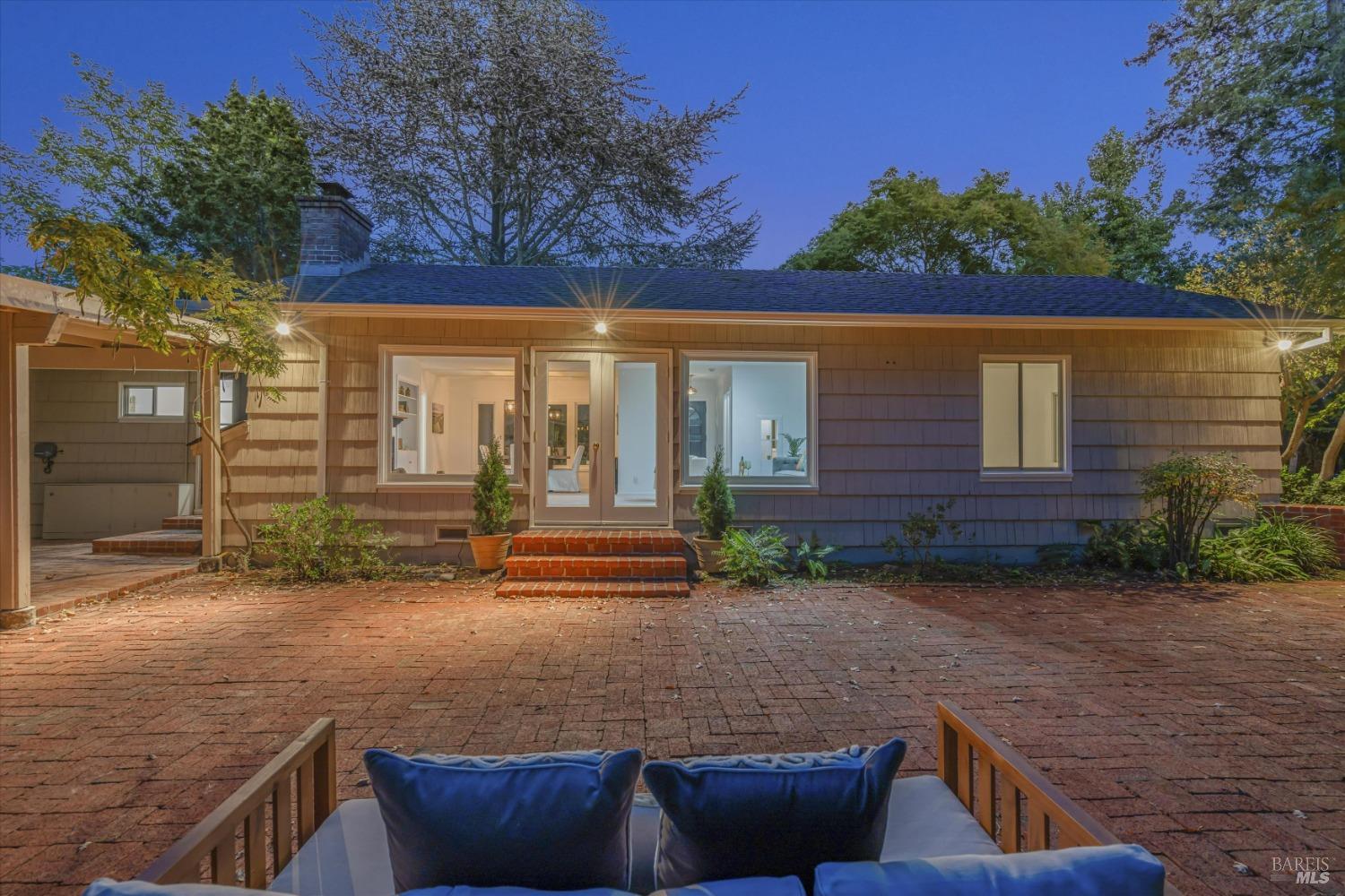 43 Van Winkle Drive San Anselmo, CA 94960 - Photo 1 of 1 a view of house with backyard and outdoor seating