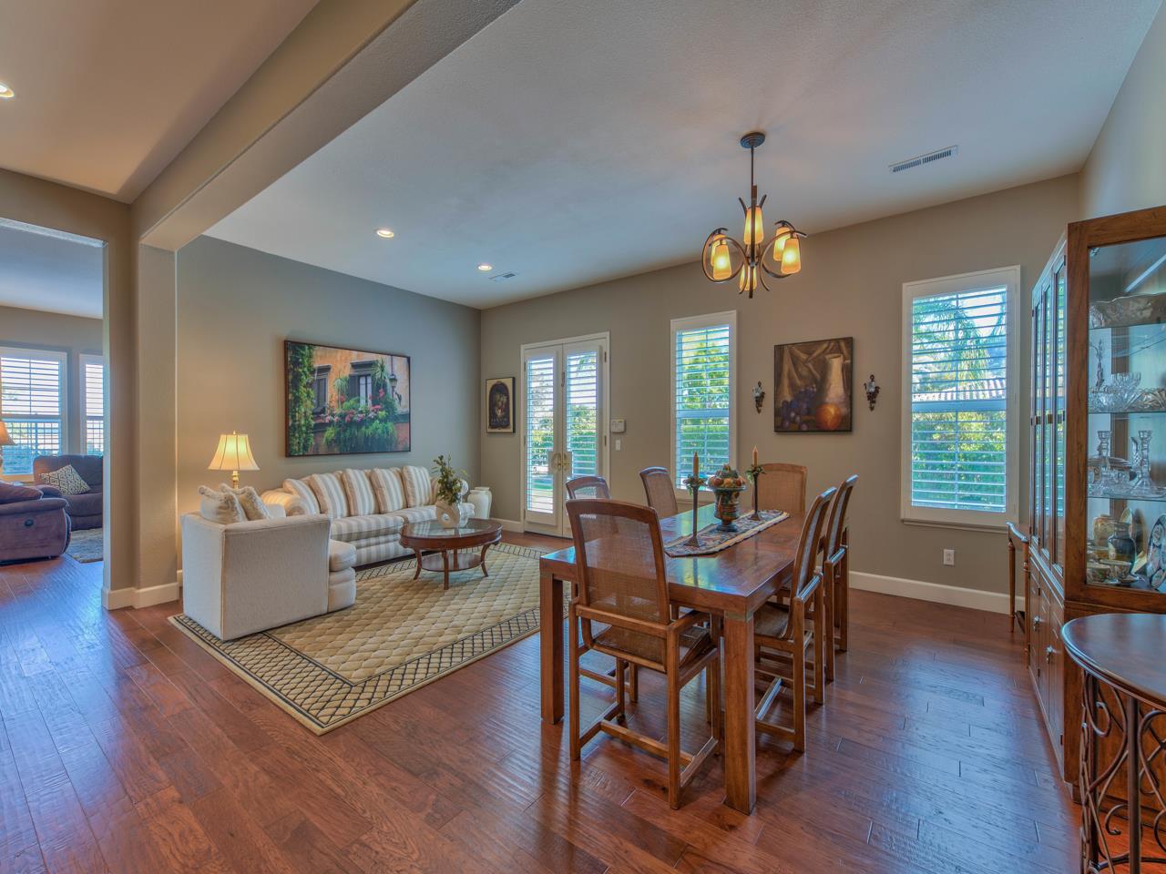 1975 Killarney Court Gilroy, CA 95020 - Photo 9 of 64 a living room with fireplace furniture and a wooden floor