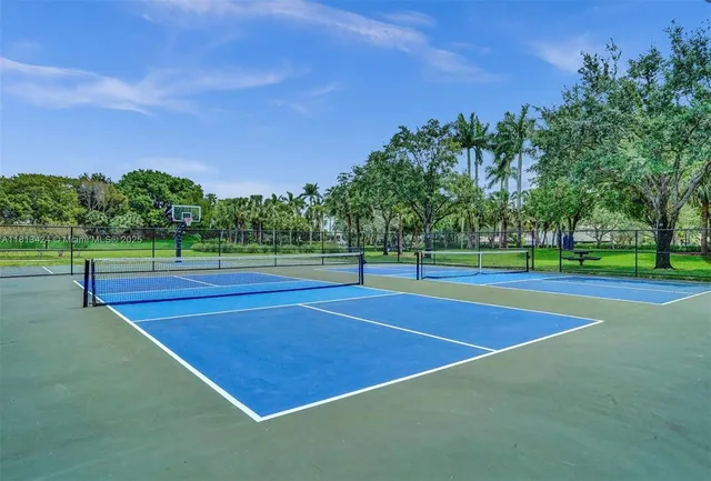 a view of a tennis court