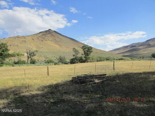 a view of a garage with sitting area
