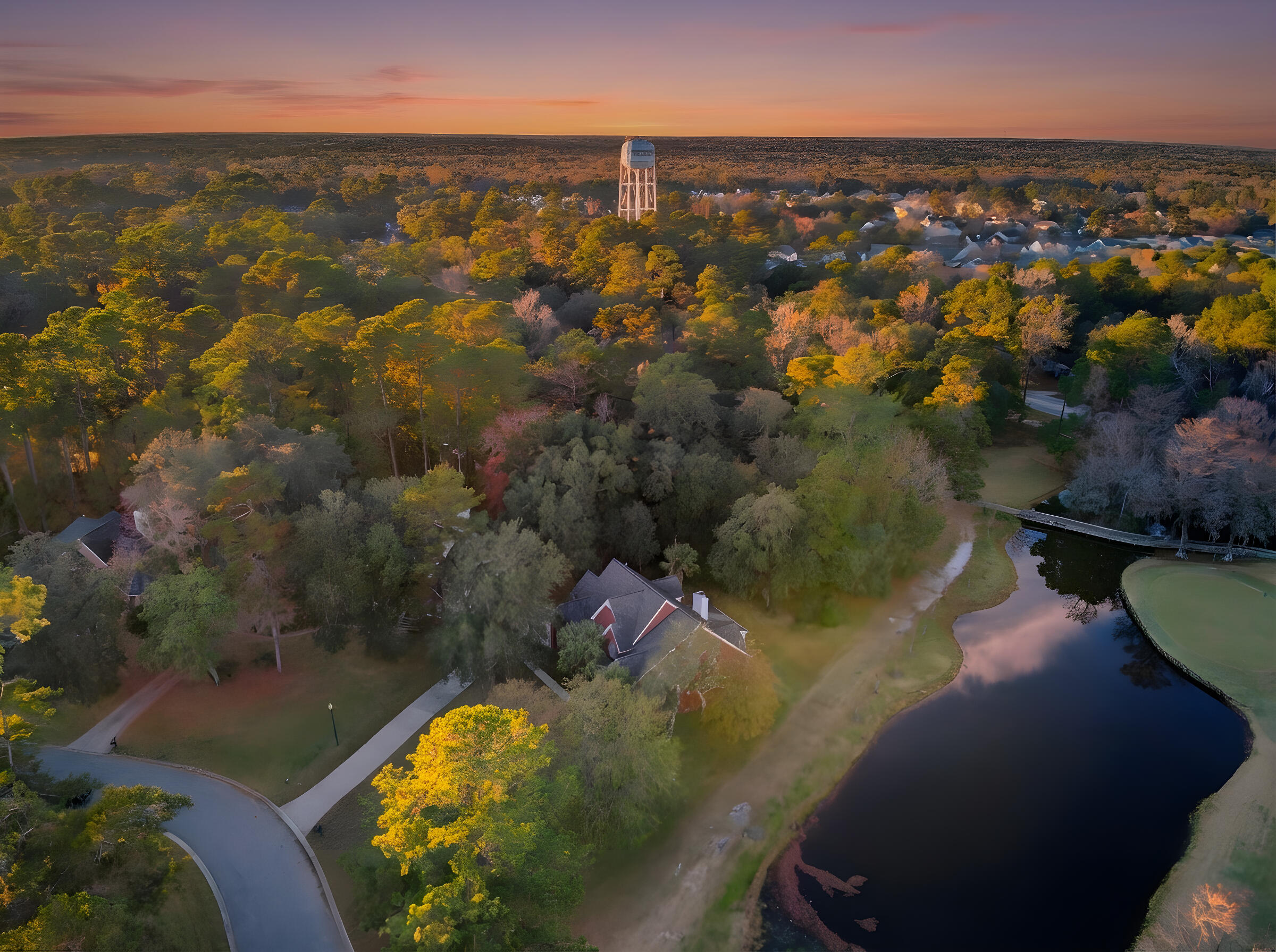 306 Clubview Road Summerville, SC 29485 - Photo 2 of 44 Home Aerial
