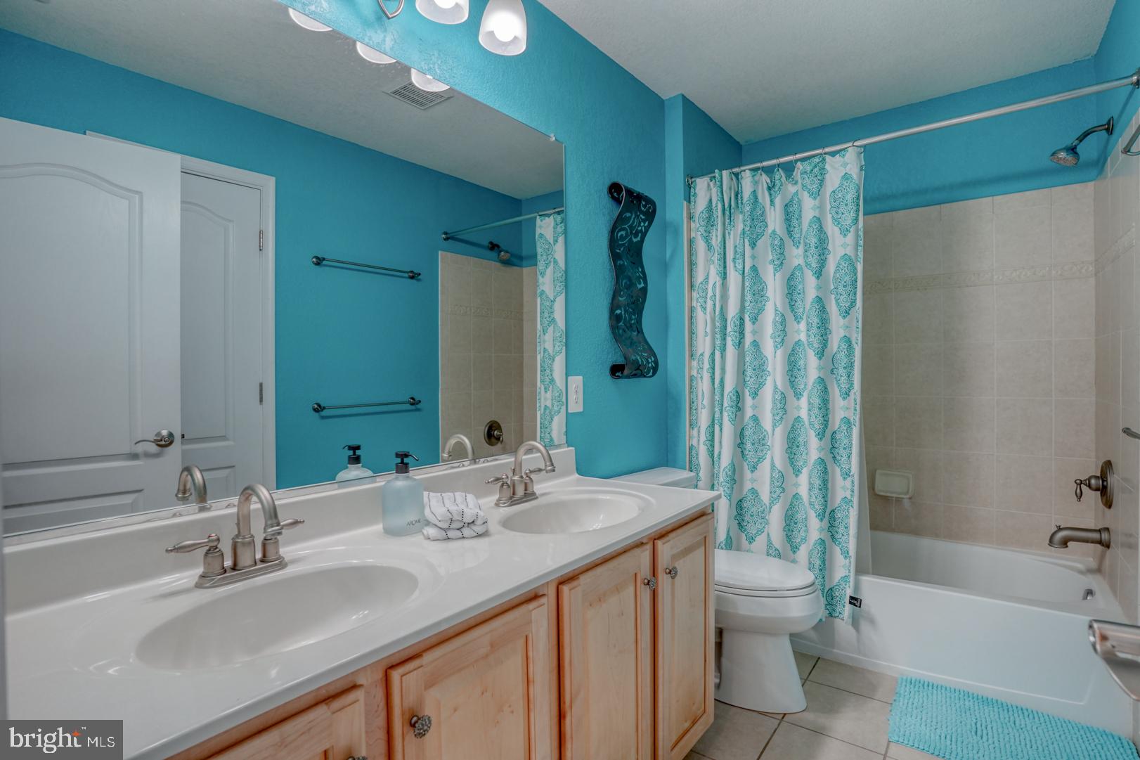 34026 Joyce Court Lewes, DE 19958 - Photo 35 of 48 a bathroom with a double vanity sink toilet and shower