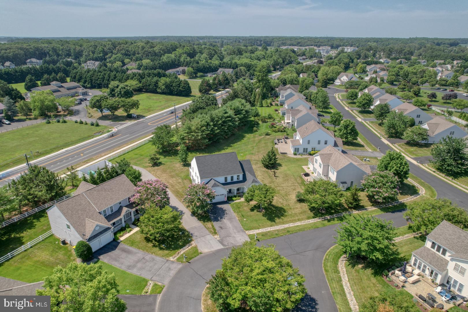 34026 Joyce Court Lewes, DE 19958 - Photo 42 of 48 an aerial view of a house with a garden