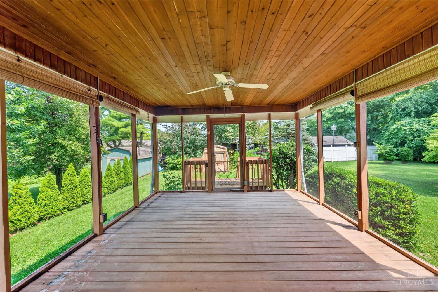2086 Resor Road Fairfield, OH 45014 - Photo 5 of 42 Fantastic screened porch creates a comfortable outdoor living space overlooking the backyard.