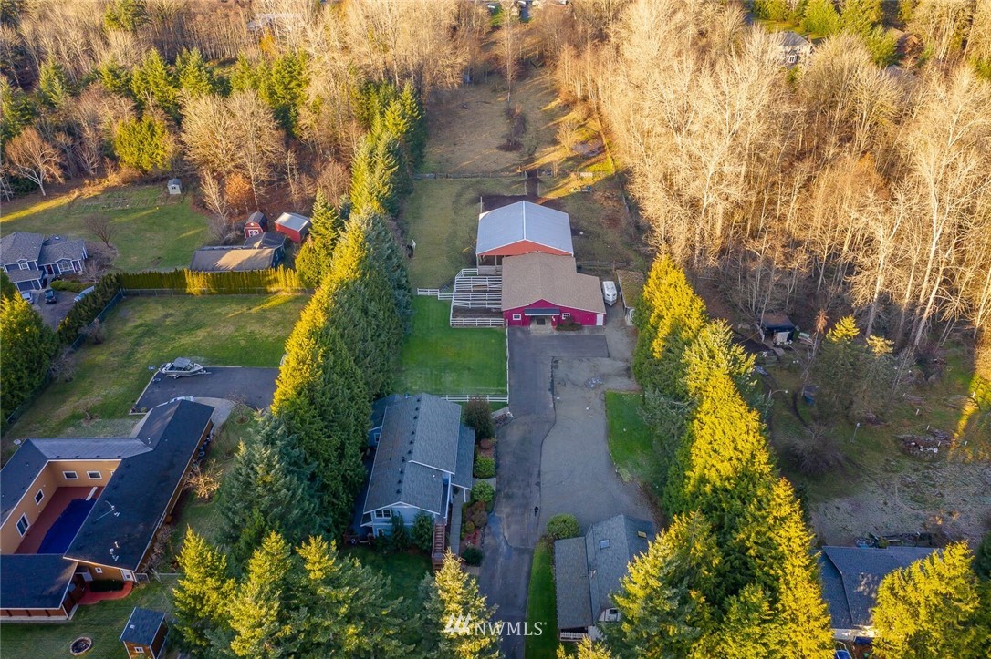 18100 Southeast 132nd Street Renton, WA 98059 - Photo 5 of 33 an aerial view of residential houses with outdoor space
