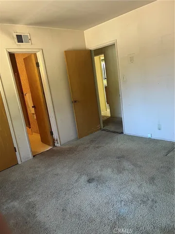 a view of a room with door