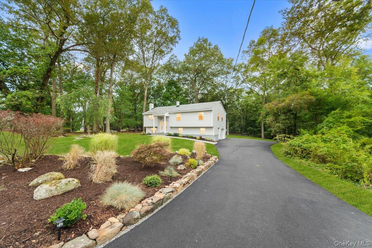a view of a back yard of the house