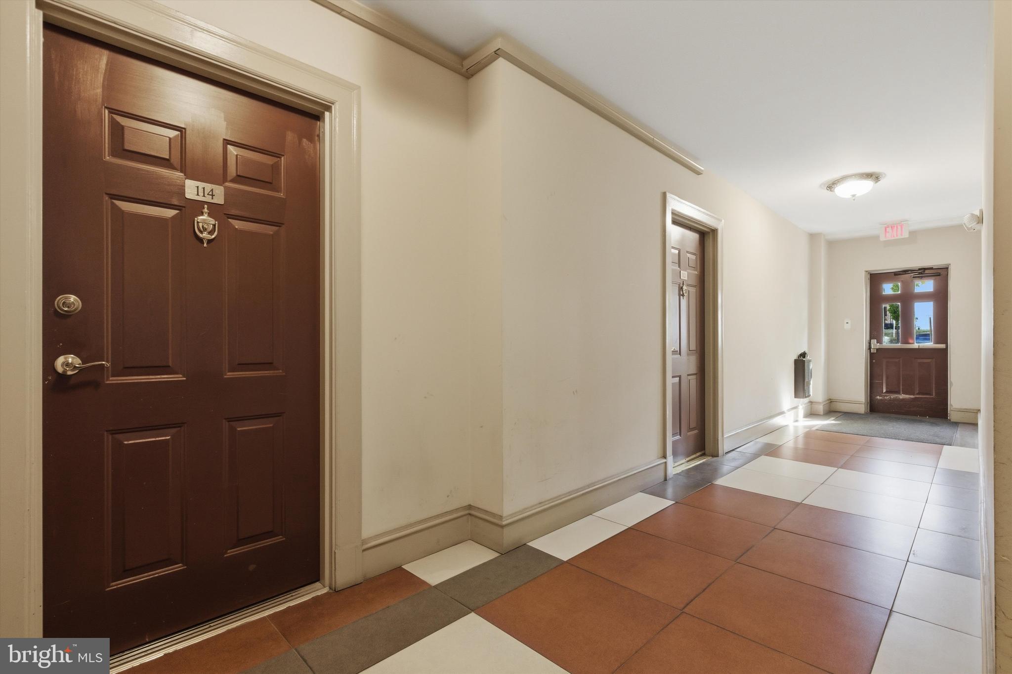1613 Harvard Street Northwest, Unit 114 Washington, DC 20009 - Photo 15 of 22 Unit entry is near a second building entrance/exit