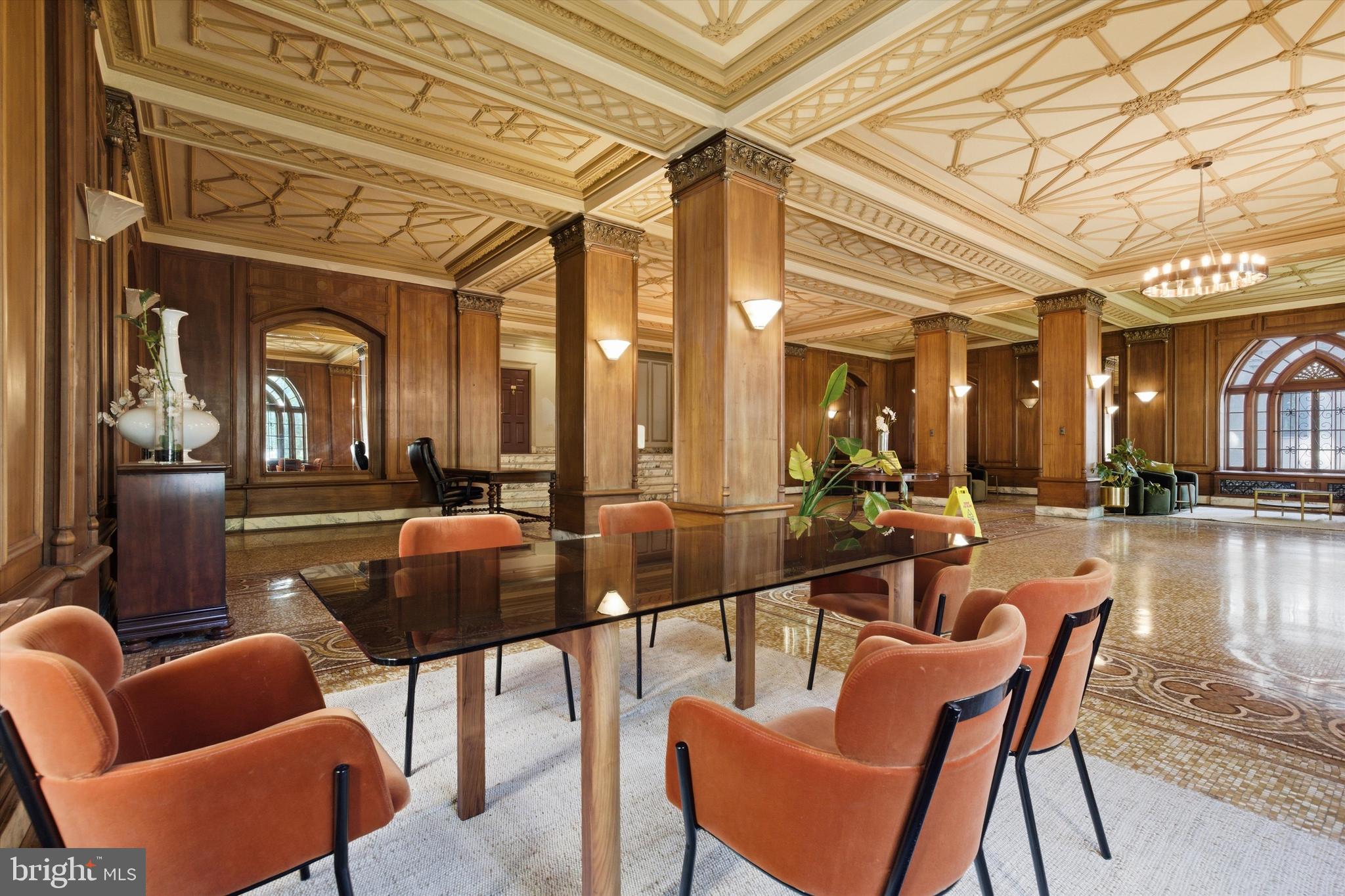 1613 Harvard Street Northwest, Unit 114 Washington, DC 20009 - Photo 18 of 22 Posh historic lobby with classic charm