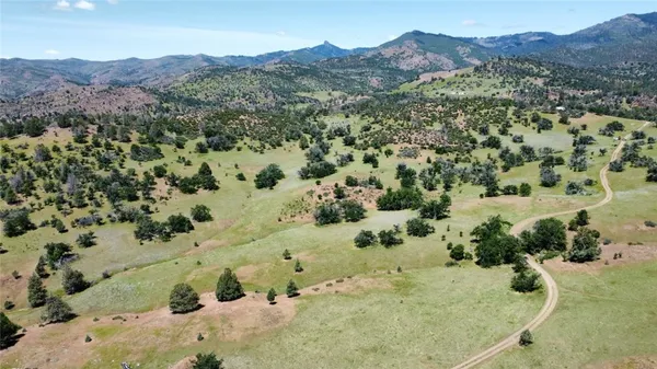 an aerial view of a houses
