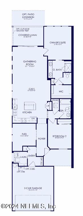 325 Ecliptic Loop Yulee, FL 32097 - Photo 38 of 38 Ellenwood Floorplan