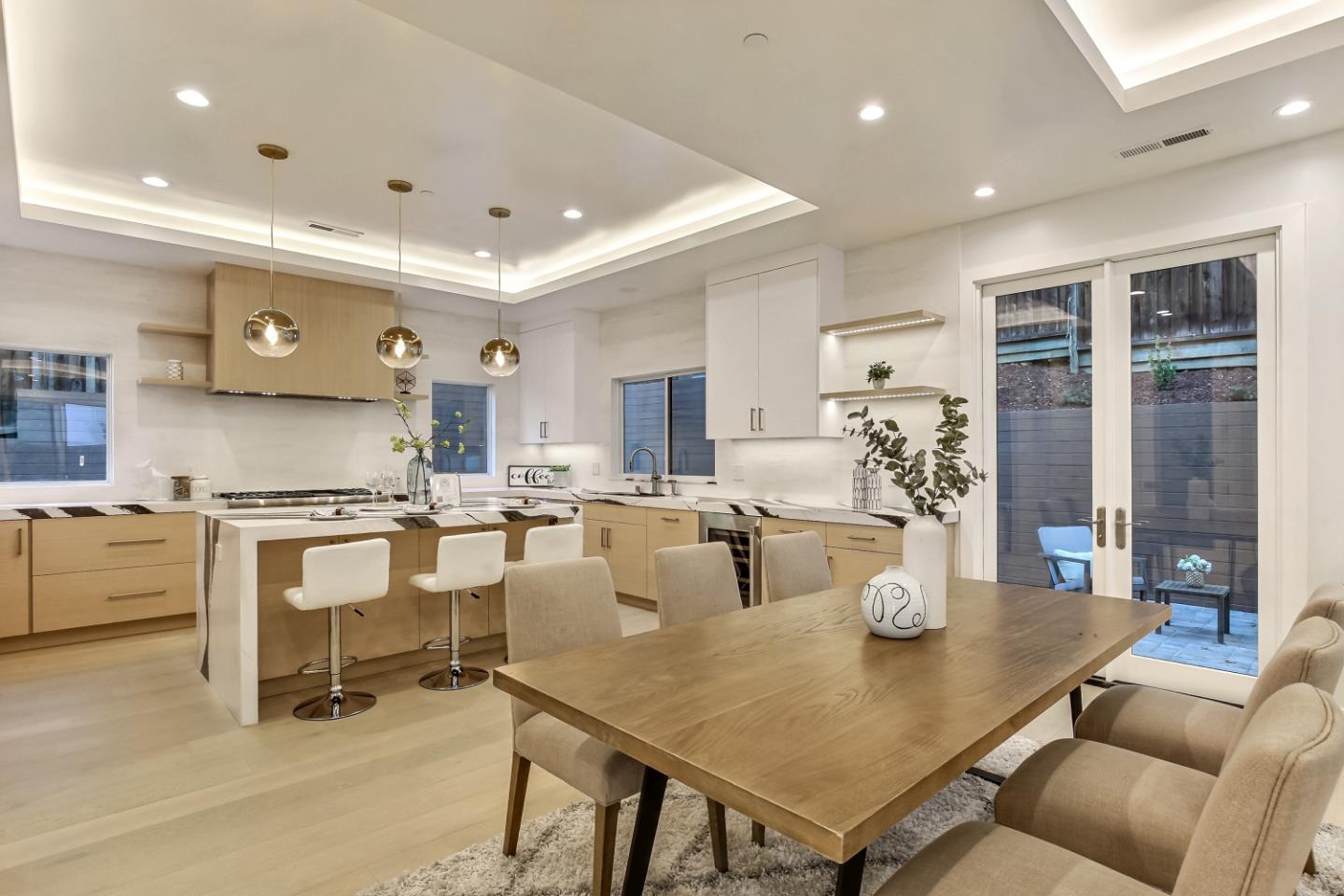 10047 Crescent Road Cupertino, CA 95014 - Photo 9 of 43 a view of kitchen with dining area