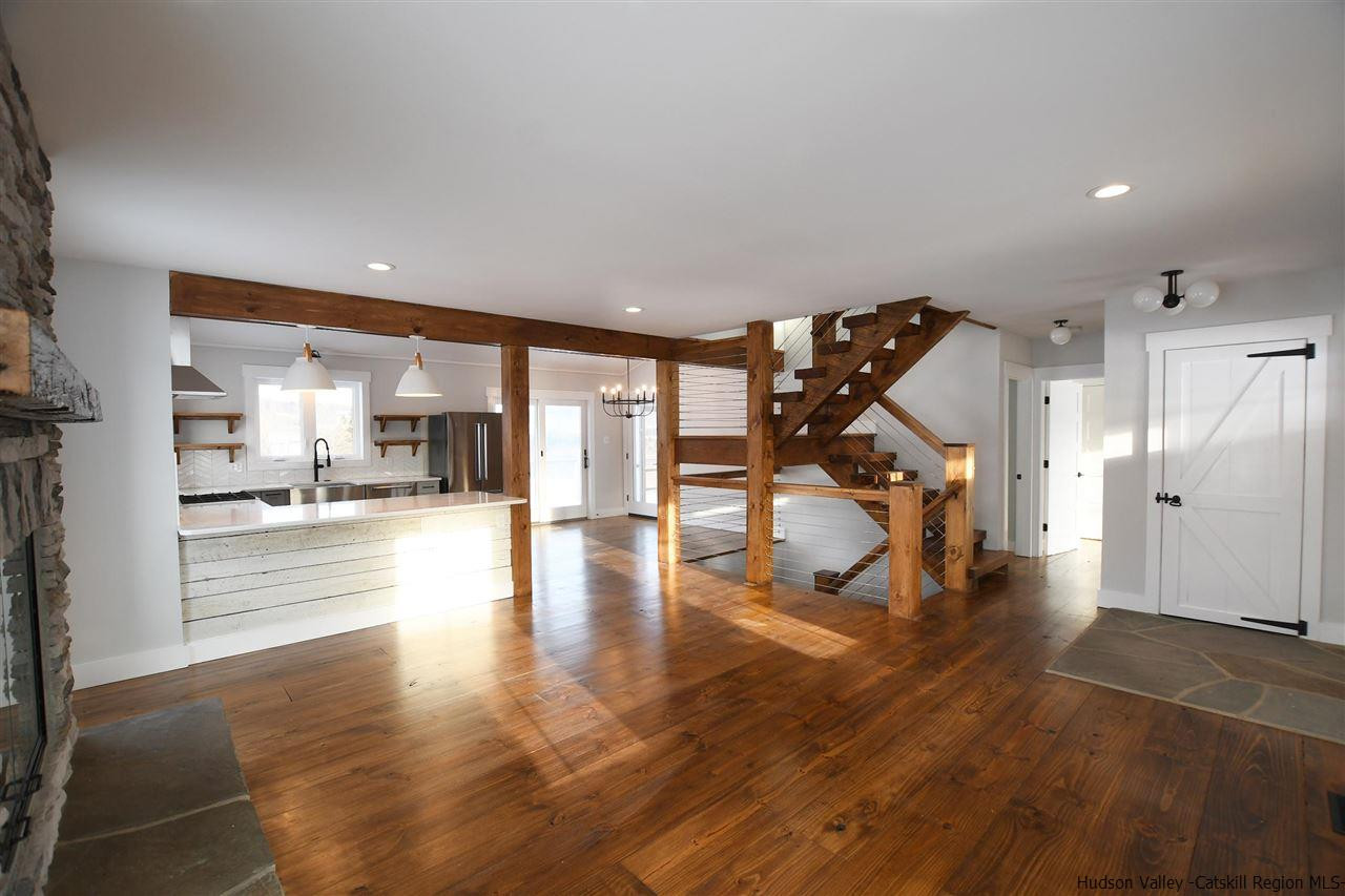 460 County Road Callicoon, NY 12723 - Photo 7 of 33 a view of a living room and a garage