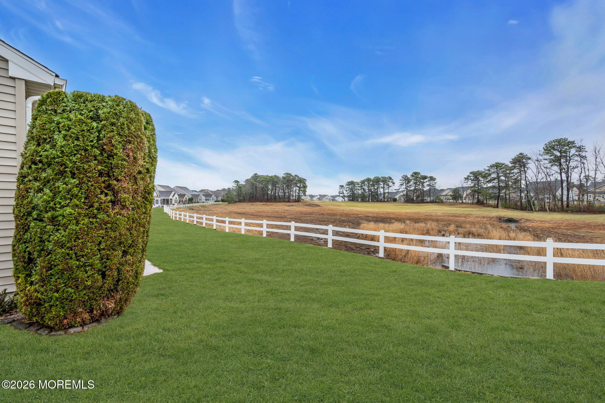 46 Pancoast Road Waretown, NJ 08758 - Photo 3 of 55 a view of a garden with a lake