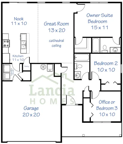$282,400 | 3451 Fawn Creek Boulevard, Waterloo, IN 46793