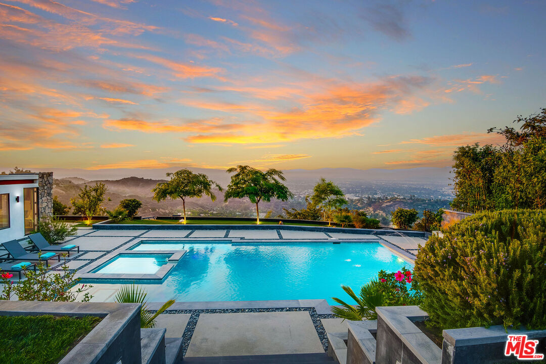 2715 Edwin Place Los Angeles, CA 90046 - Photo 40 of 52 a view of swimming pool with outdoor seating