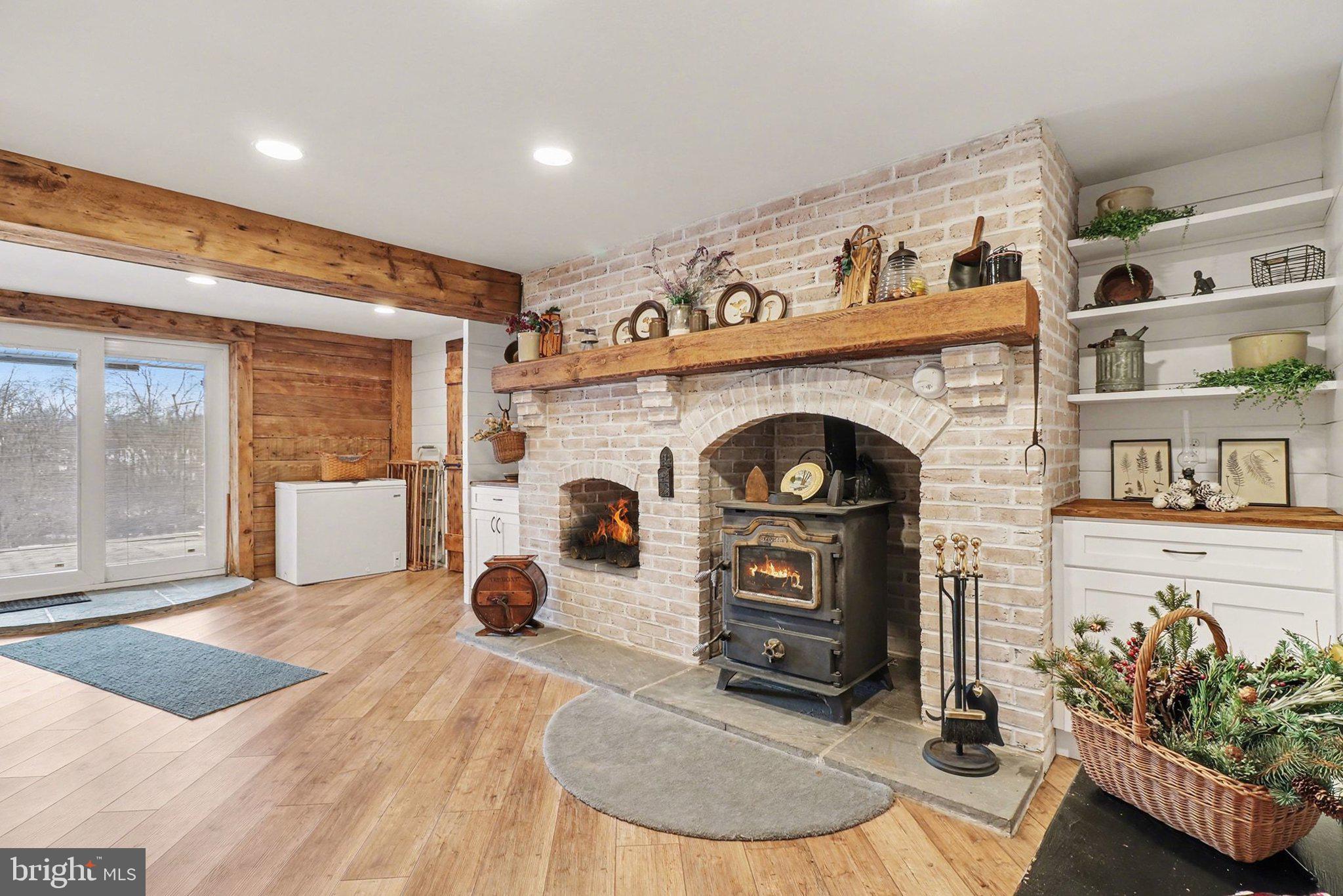 337 Eckman Road Lancaster, PA 17603 - Photo 23 of 35 Basement Fireplace, Wood-Burning