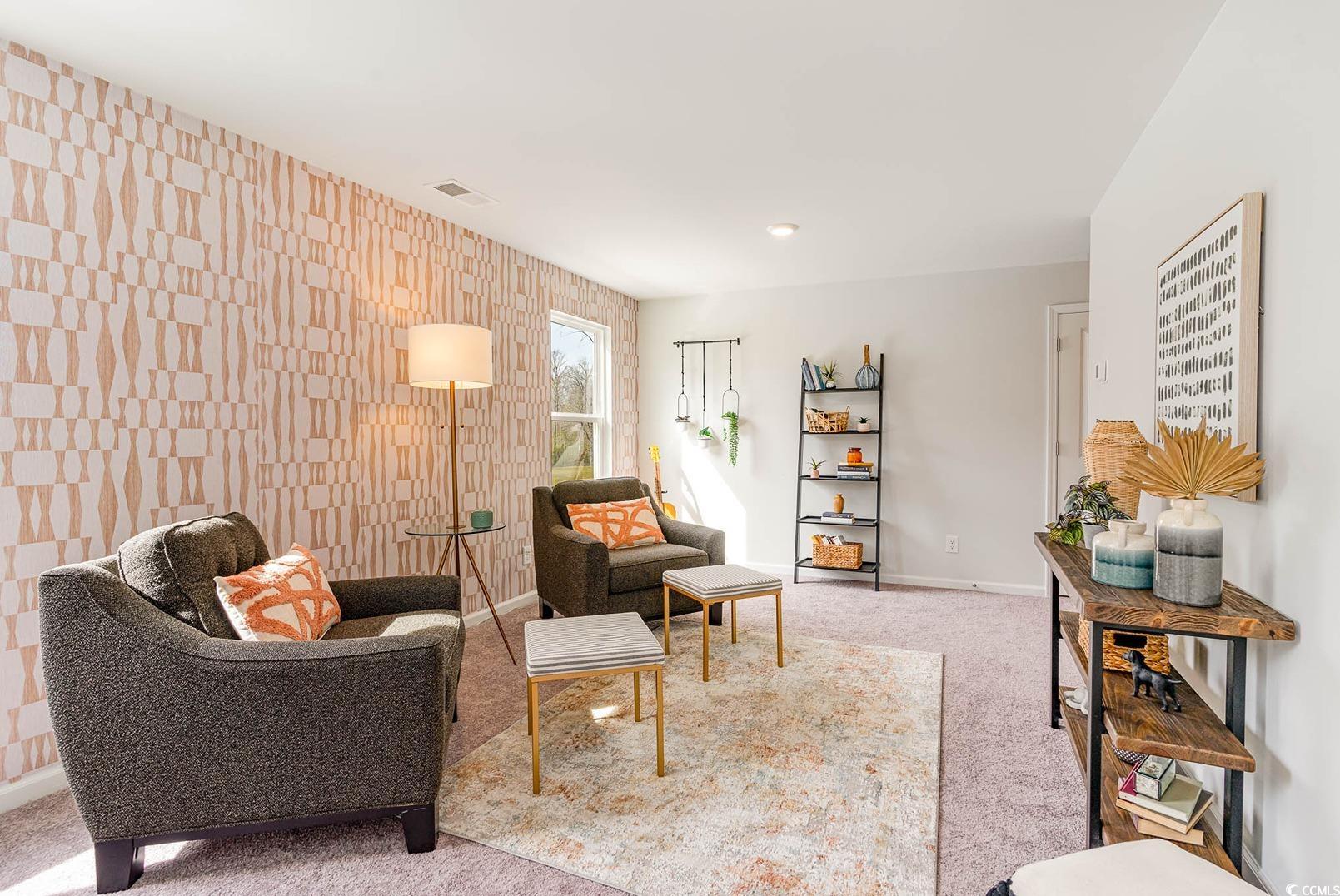 629 Anthem Court Conway, SC 29527 - Photo 31 of 40 Living room featuring carpet floors and recessed lighting