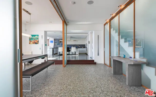 a view of livingroom with furniture and window