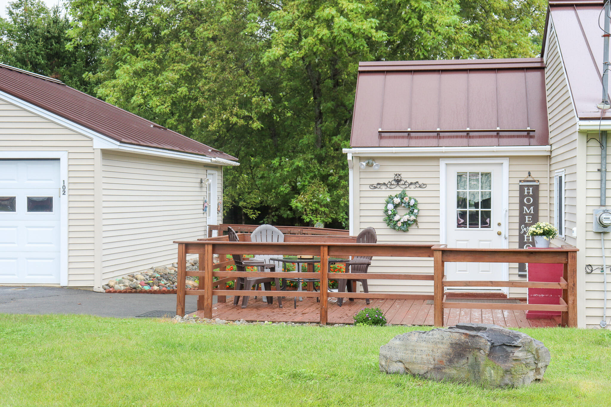 102 Shusta Road Madison, ME 04950 - Photo 61 of 61 Front deck view from front lawn