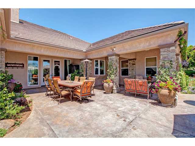 11178 Quail Canyon Road El Cajon, CA 92021 - Photo 19 of 25 THIS GREAT OUT DOOR AREA SITS SECLUDED FROM THE LATE AFTER NOON SUN AND BREEZ.
