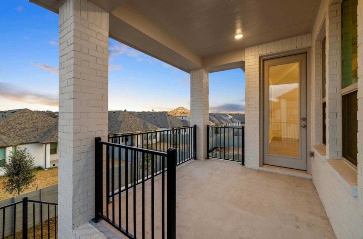 1116 Addison Lane Georgetown, TX 78628 - Photo 16 of 17 a view of a balcony with city view