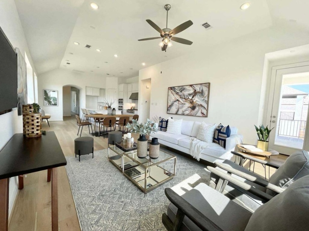 1116 Addison Lane Georgetown, TX 78628 - Photo 5 of 17 a living room with furniture and a large window
