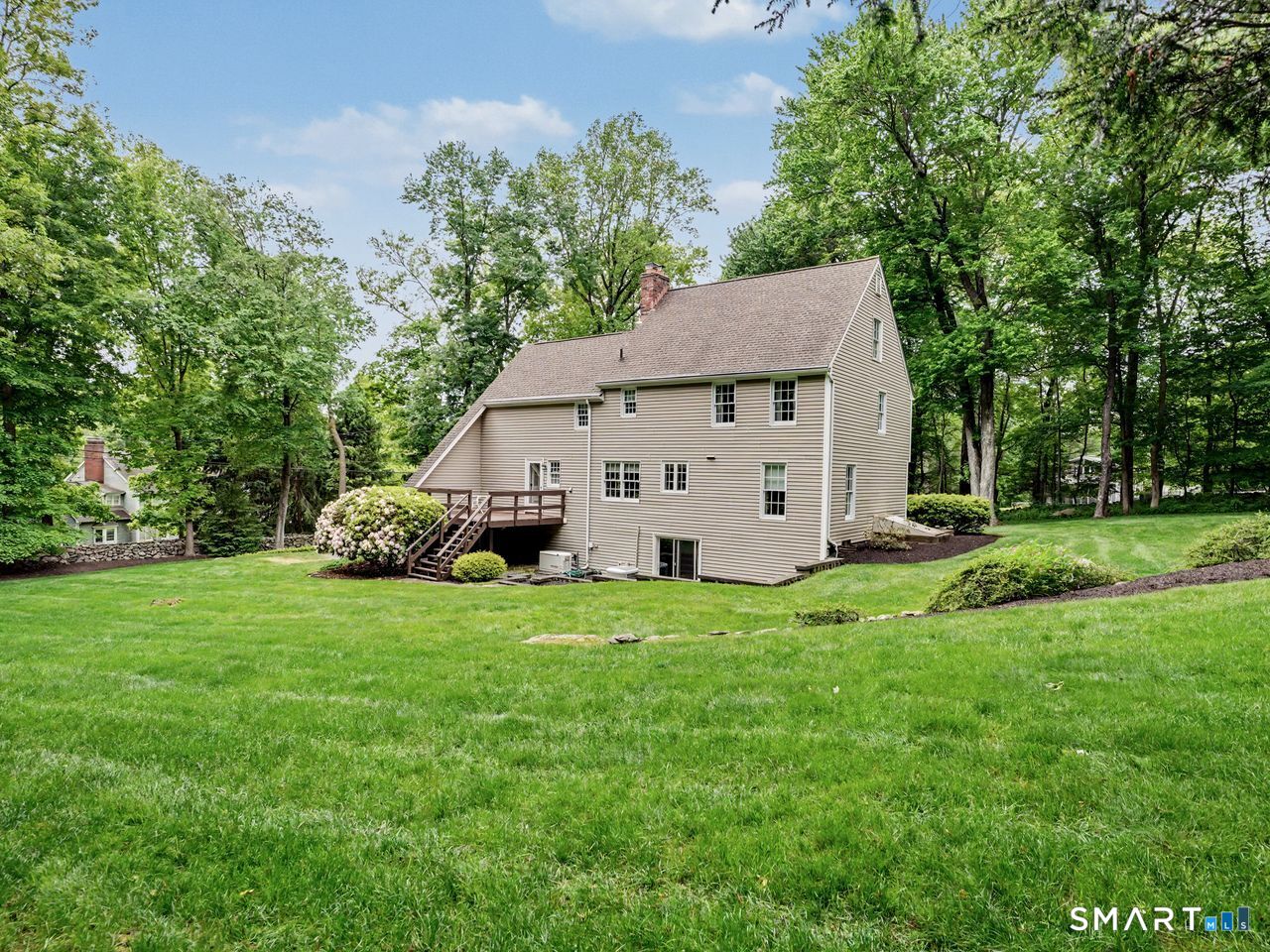 86 Fire Hill Road Redding, CT 06896 - Photo 31 of 36 a view of a house with backyard