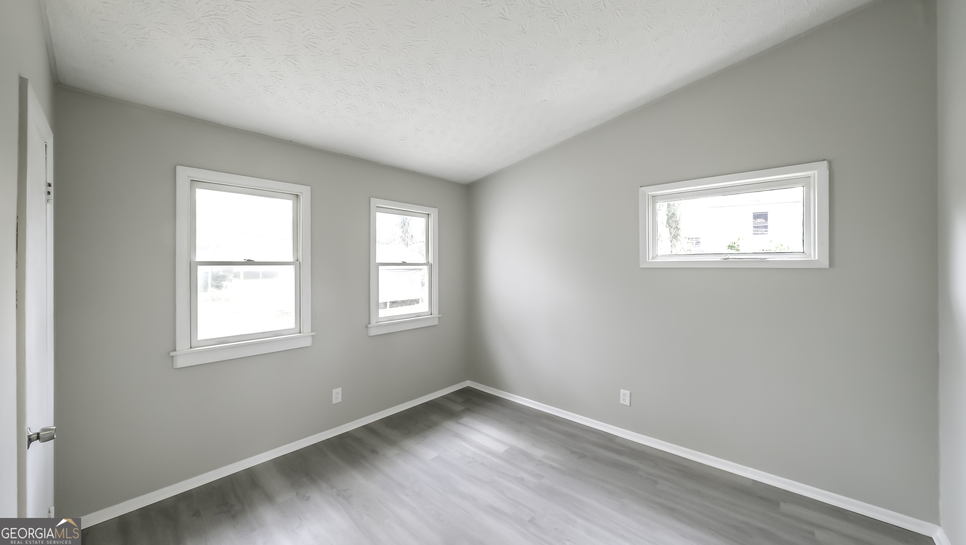 208 Richards Street Carrollton, GA 30117 - Photo 14 of 42 an empty room with wooden floor and windows