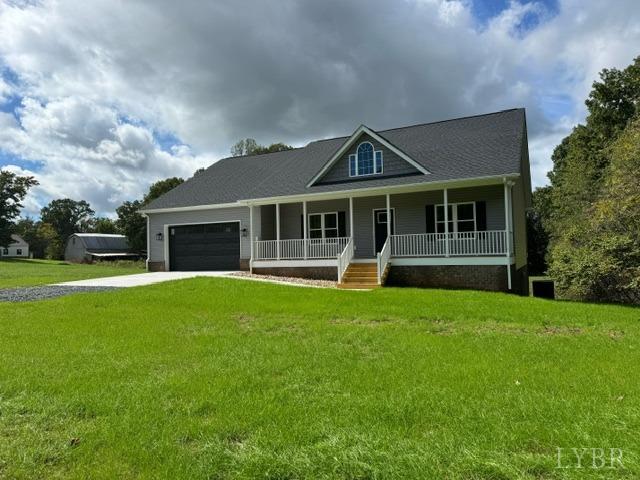 2351 Spg Grv Road Spout Spring, VA 24593 - Photo 23 of 28 a front view of house with yard and green space