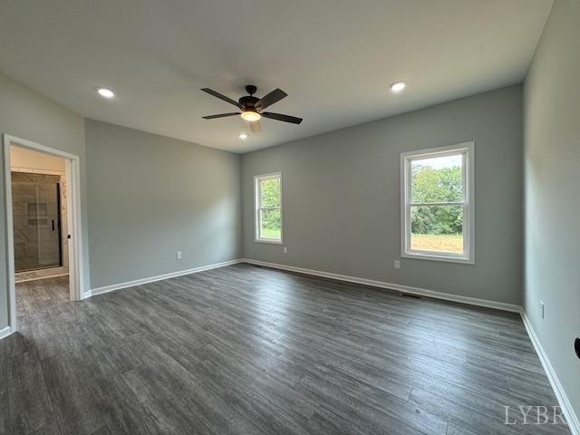 2351 Spg Grv Road Spout Spring, VA 24593 - Photo 6 of 28 an empty room with wooden floor and windows