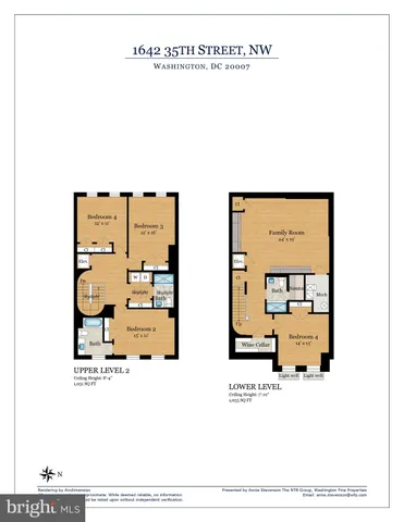 $3,450,000 | 1642 35th Street Northwest, Washington, DC 20007