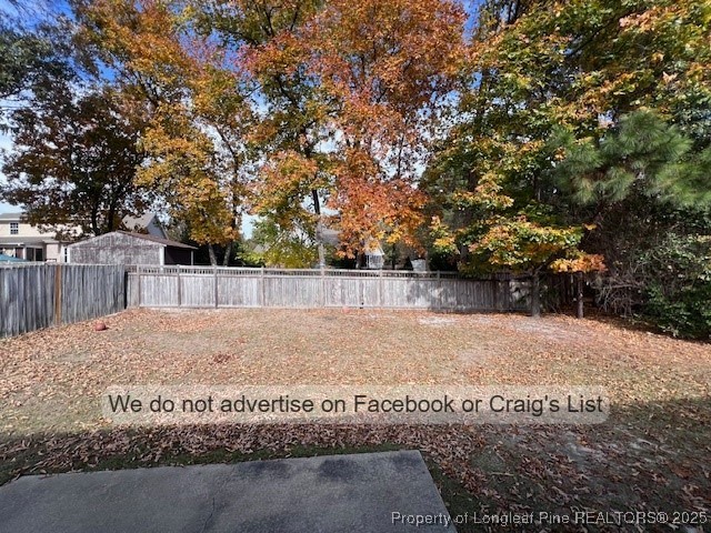 7108 Summerlin Drive Fayetteville, NC 28306 - Photo 11 of 12 a view of a backyard