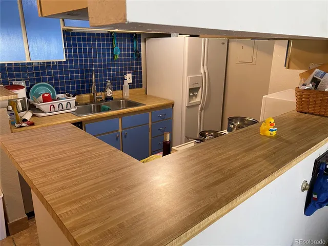 a room with storage and utility