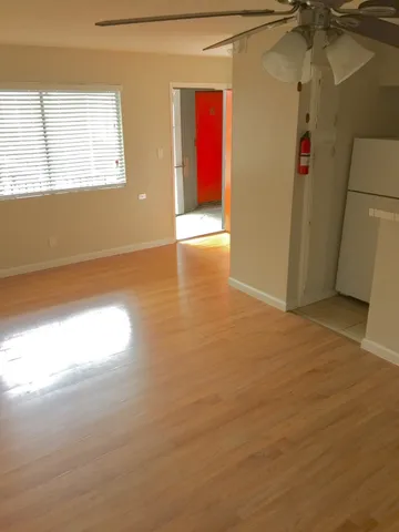 a view of a lounge chair in the patio