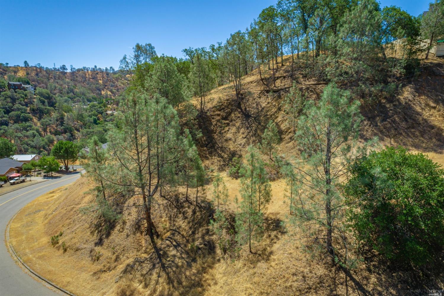 1268 Steele Canyon Road Napa, CA 94558 - Photo 17 of 29 an aerial view of a house with a yard