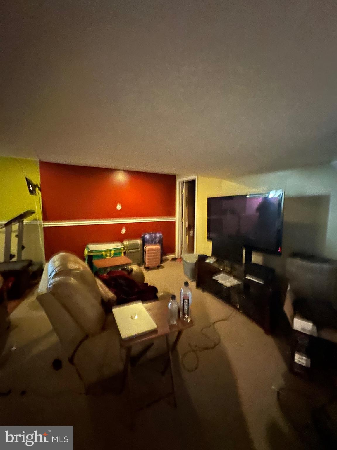 109 Harmony Cir Road Sicklerville, NJ 08081 - Photo 94 of 118 a projector room with furniture and a flat screen tv