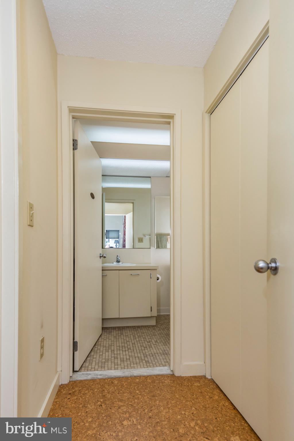 1 Markham Road, Unit 2D Princeton, NJ 08540 - Photo 22 of 25 Hall With Laundry and Second Bath Access