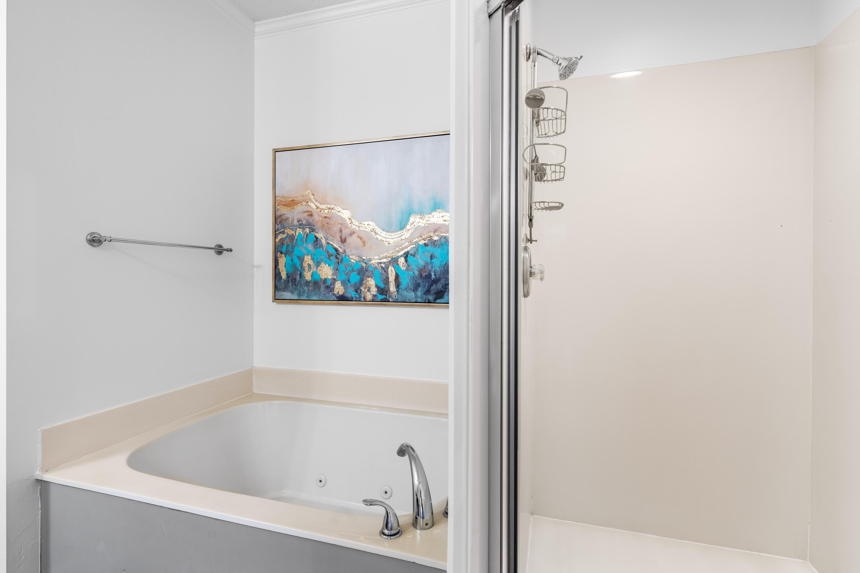 550 Tops'l Beach Boulevard, Unit 1509 Miramar Beach, FL 32550 - Photo 16 of 31 a bathroom with a tub and a shower