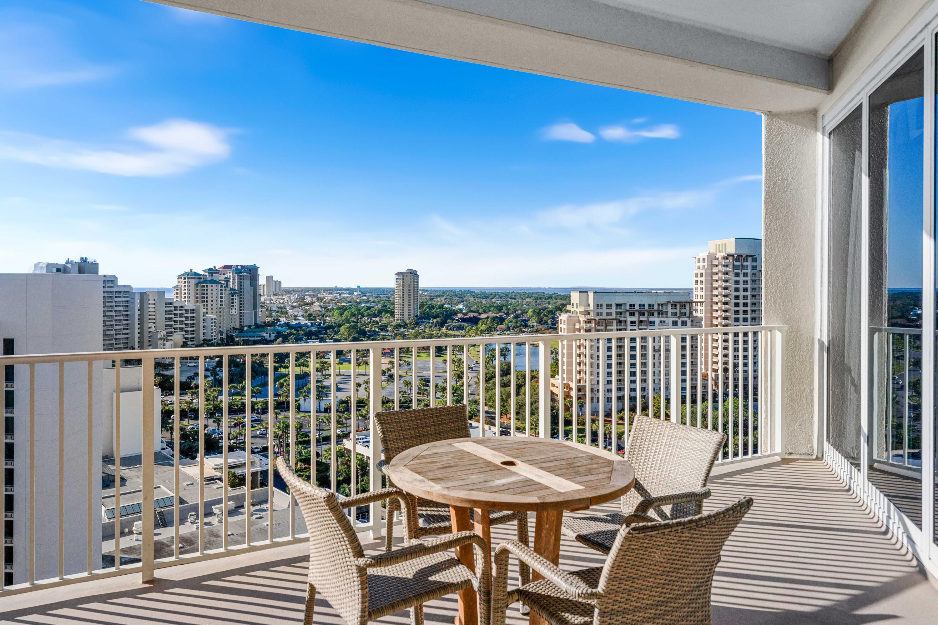 550 Tops'l Beach Boulevard, Unit 1509 Miramar Beach, FL 32550 - Photo 23 of 31 a view of a balcony with a chairs