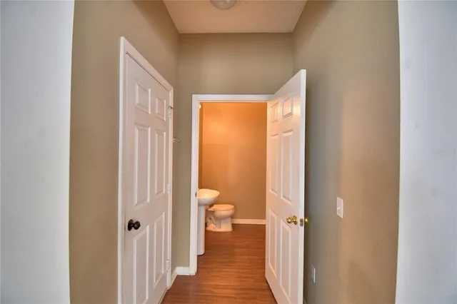 a view of storage and utility room