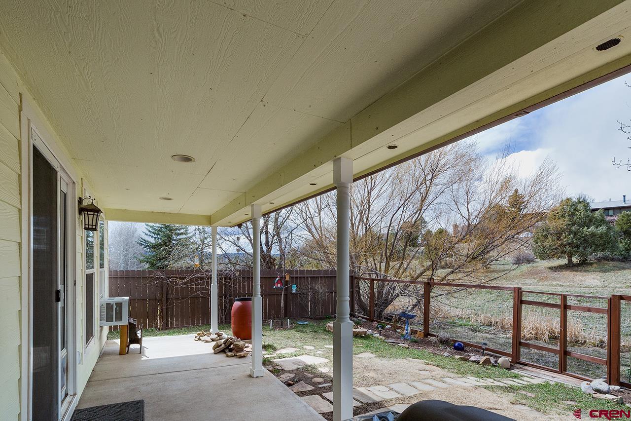 221 Jenkins Ranch Road, Unit H Durango, CO 81301 - Photo 20 of 26 a view of outdoor space with seating area