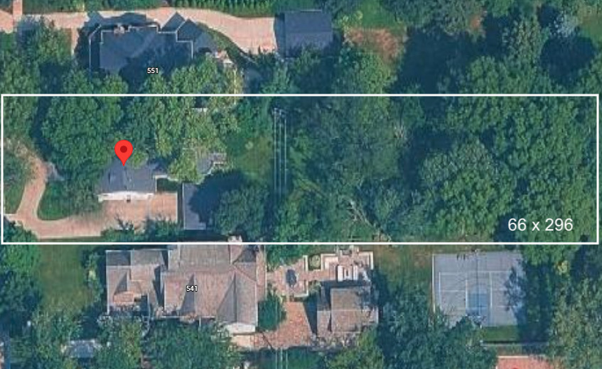 545 Walker Road Hinsdale, IL 60521 - Photo 2 of 6 a view of a fence and a forest