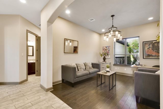 a kitchen with lots of counter top space