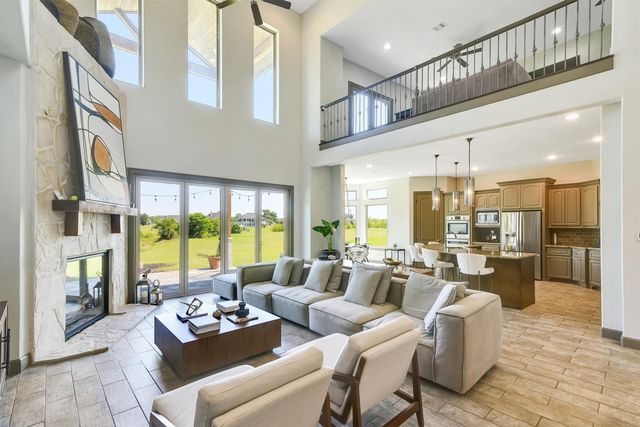 a view of a golf course