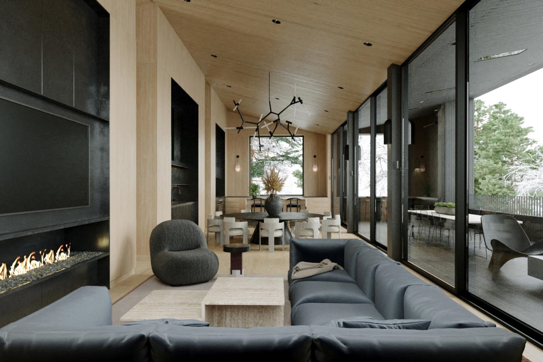 980 Olympic Vly Road Olympic Valley, CA 96146 - Photo 3 of 20 a living room with furniture and a flat screen tv