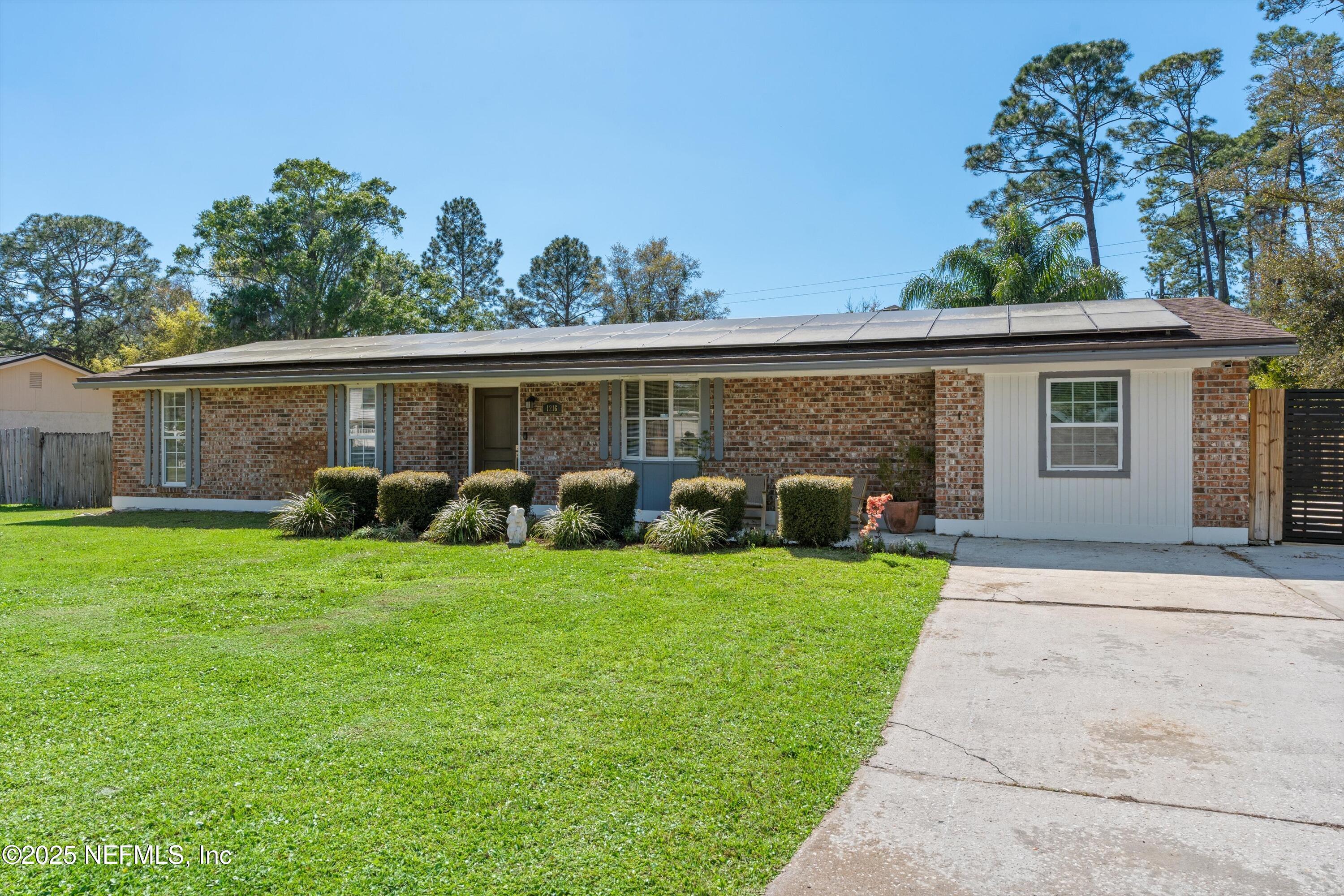 1216 Tumbleweed Drive Orange Park, FL 32065 - Photo 3 of 38 a view of a house with backyard and garden